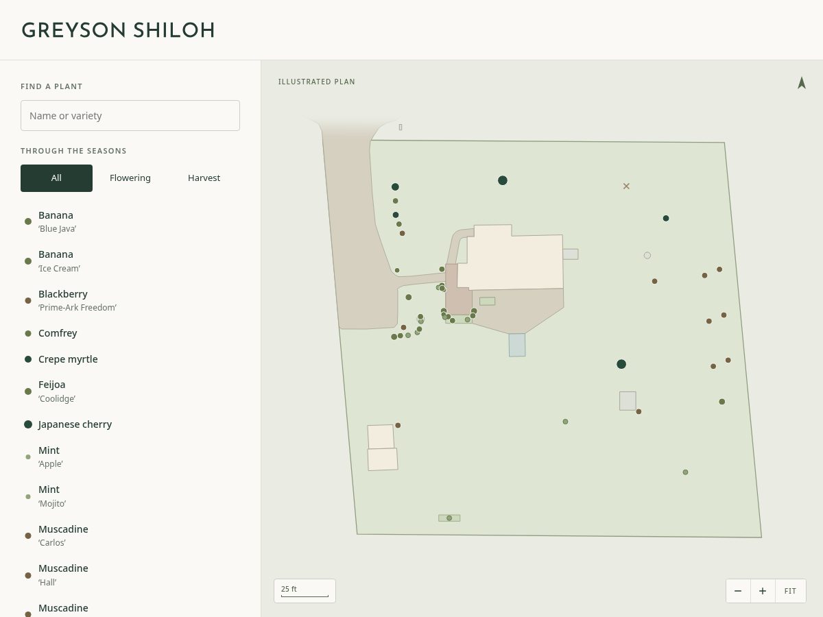 Landing-page snapshot of greysonshiloh.com