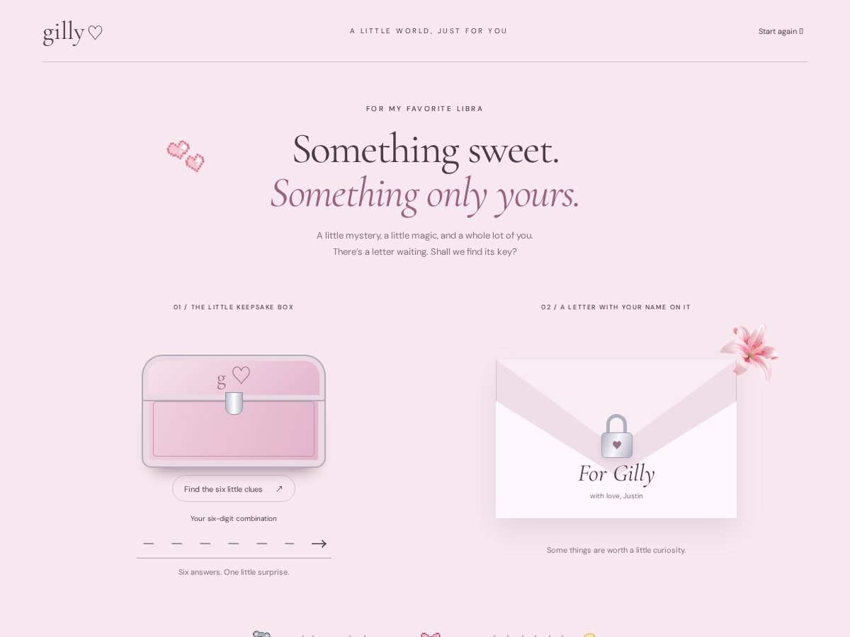 Landing-page snapshot of happybirthdaygillybabie.com