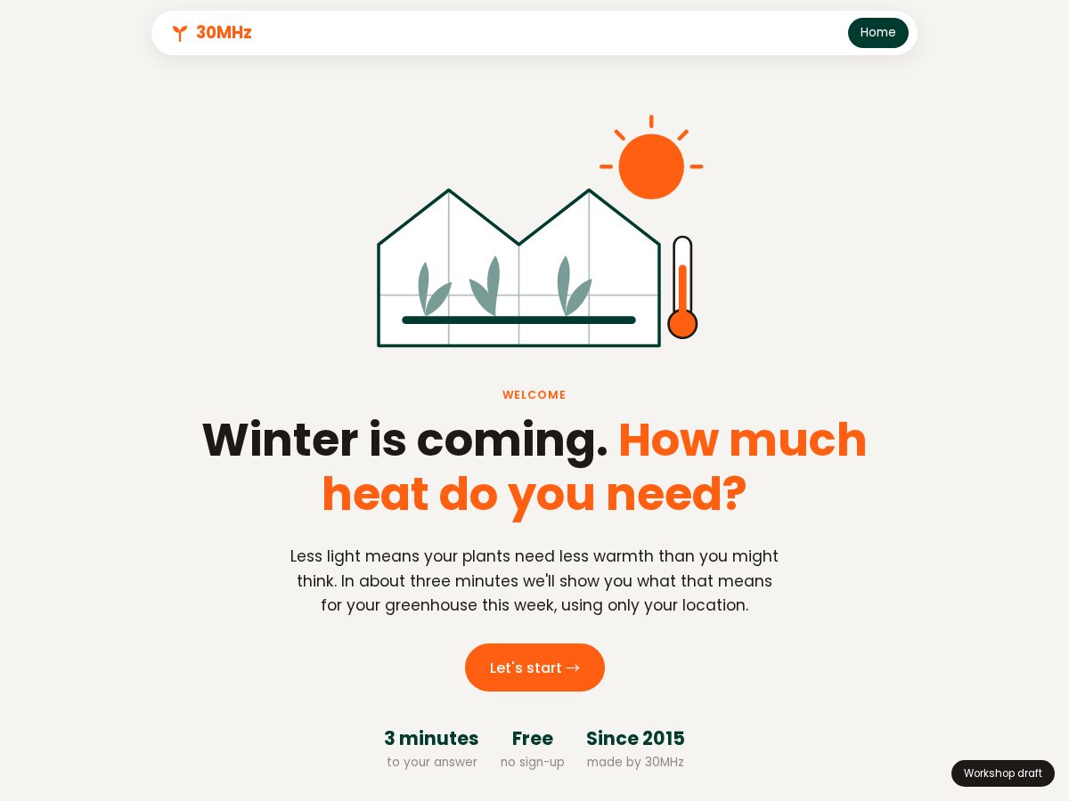 Landing-page snapshot of howmuchheatdoyouneed.com