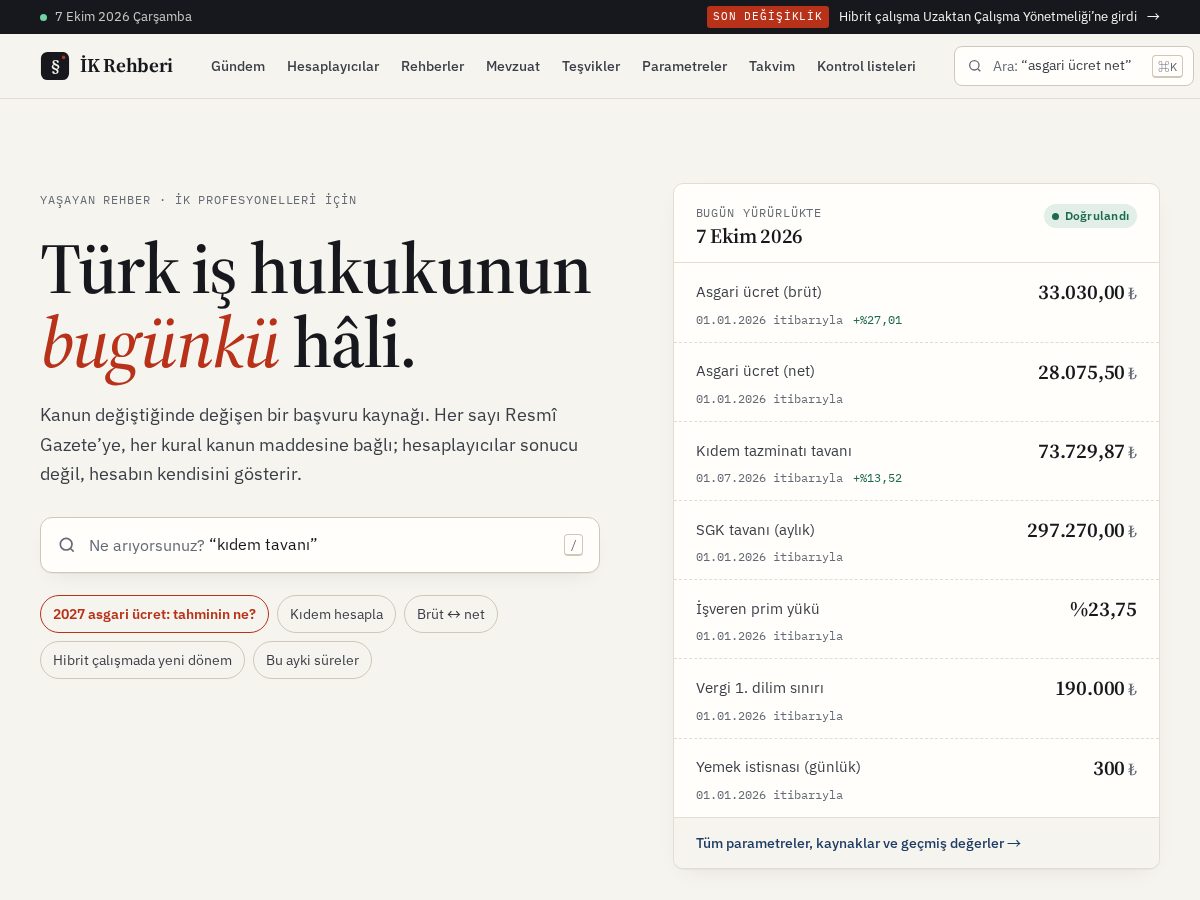 Landing-page snapshot of ikrehberi.com