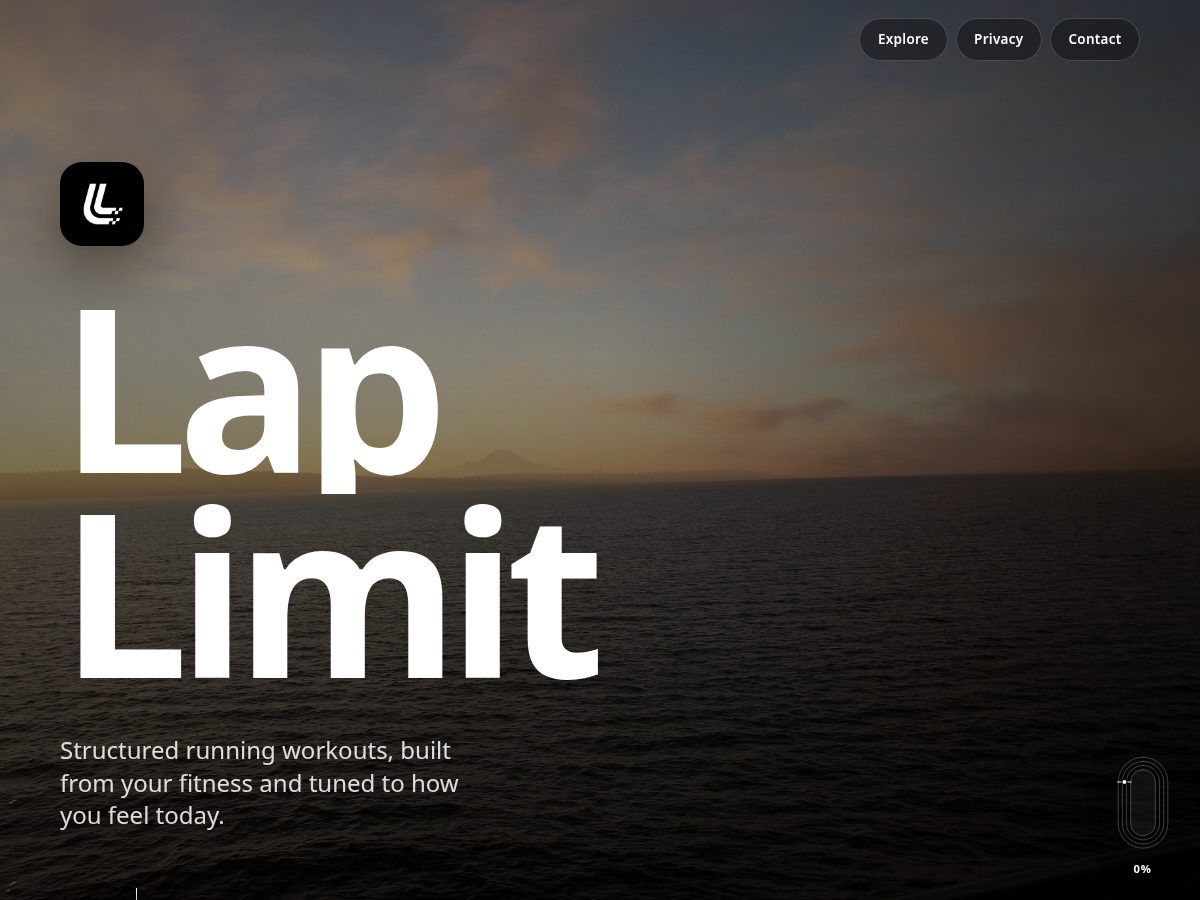 Landing-page snapshot of laplimit.com