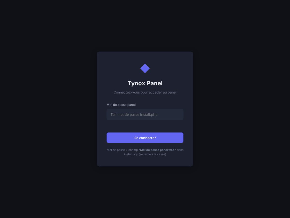 Landing-page snapshot of letynoxpanel.com