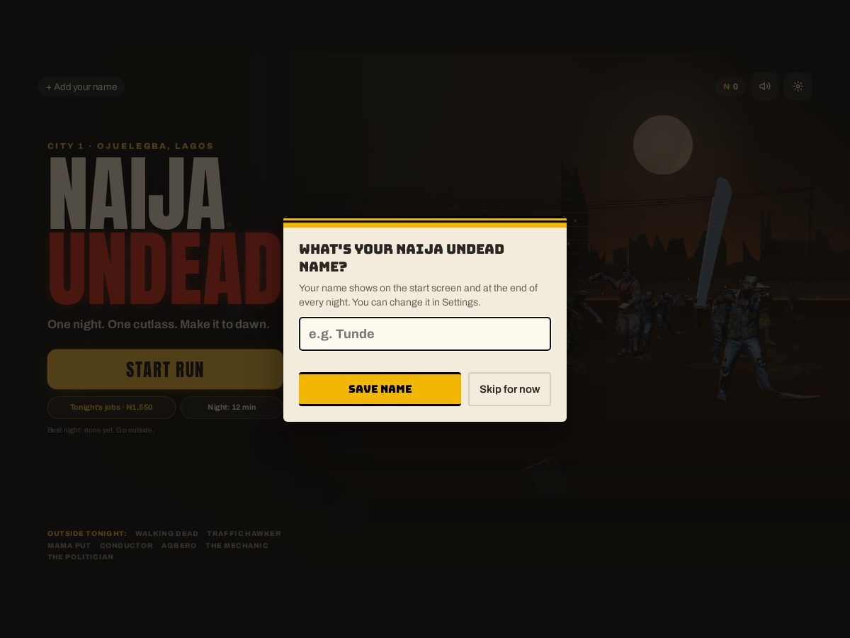 Landing-page snapshot of naijaundead.fun