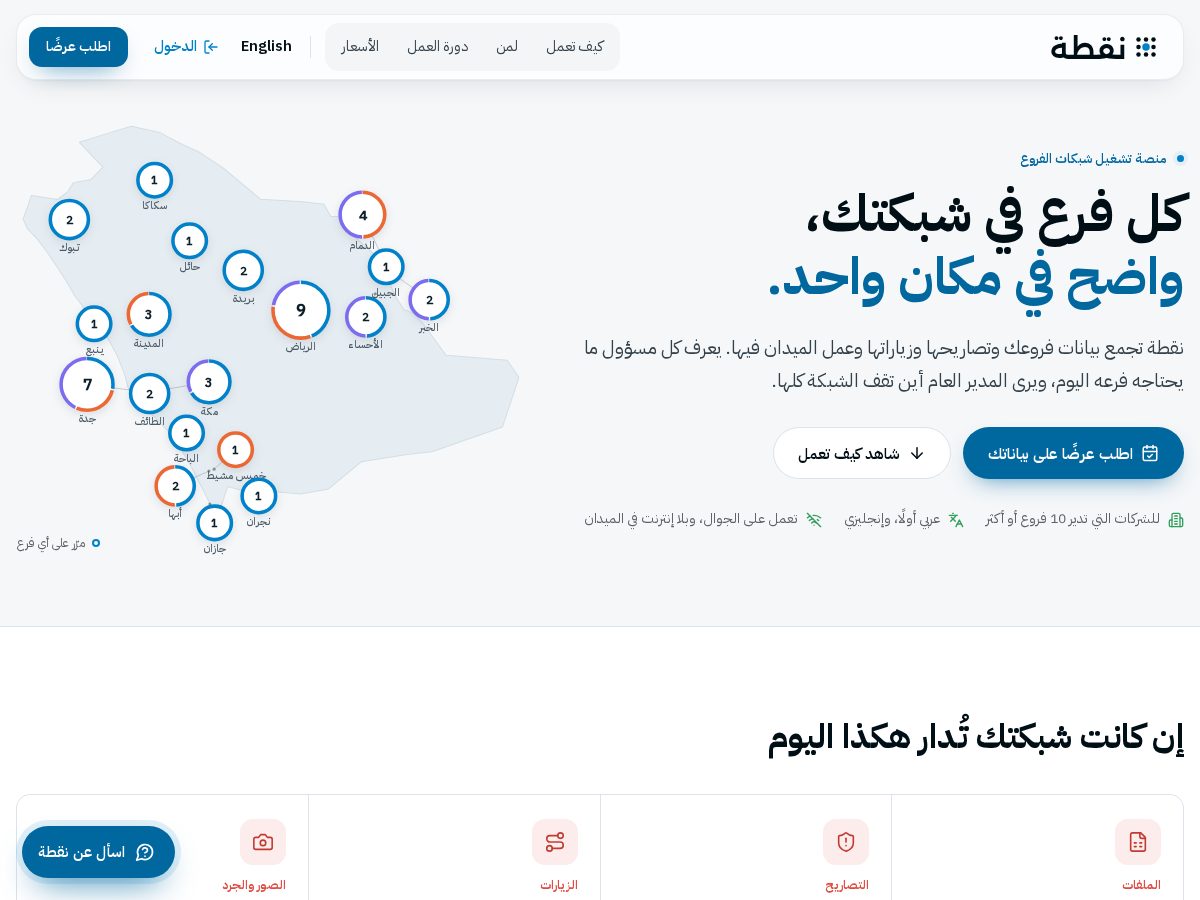 Landing-page snapshot of nuqtaos.com