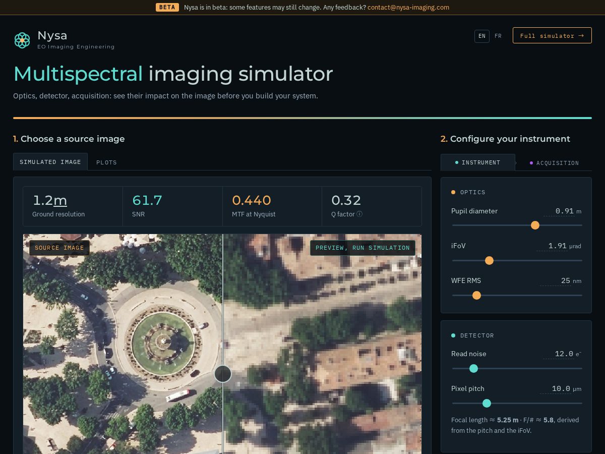 Landing-page snapshot of nysa-imaging.com