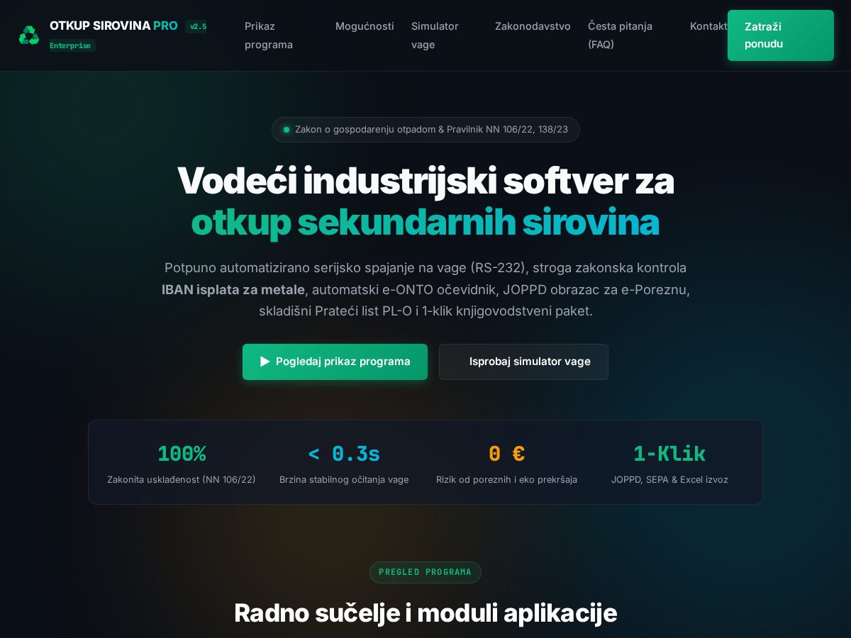 Landing-page snapshot of otkupsirovina.com