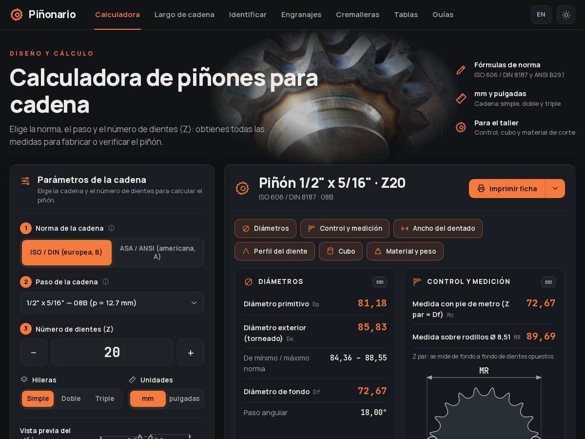 Landing-page snapshot of pinonario.com