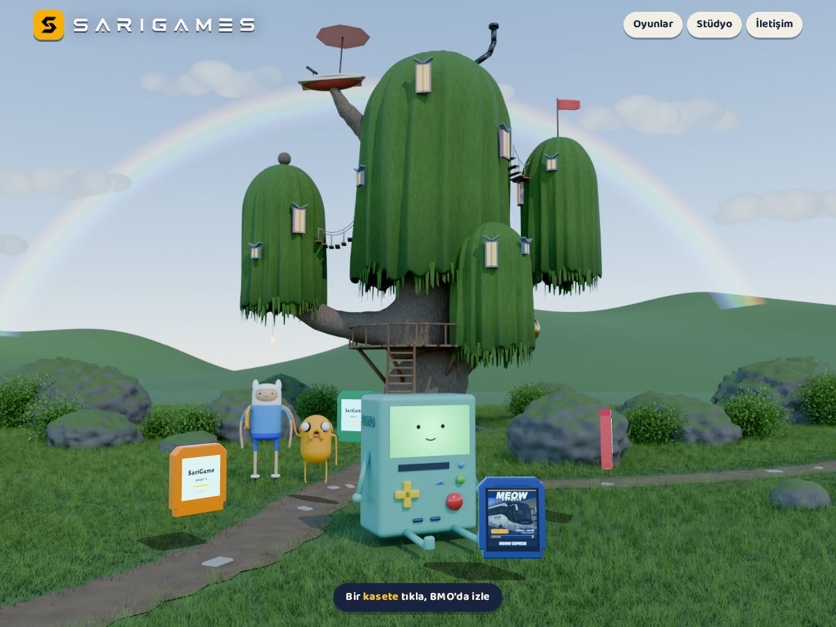 Landing-page snapshot of sarigame.com
