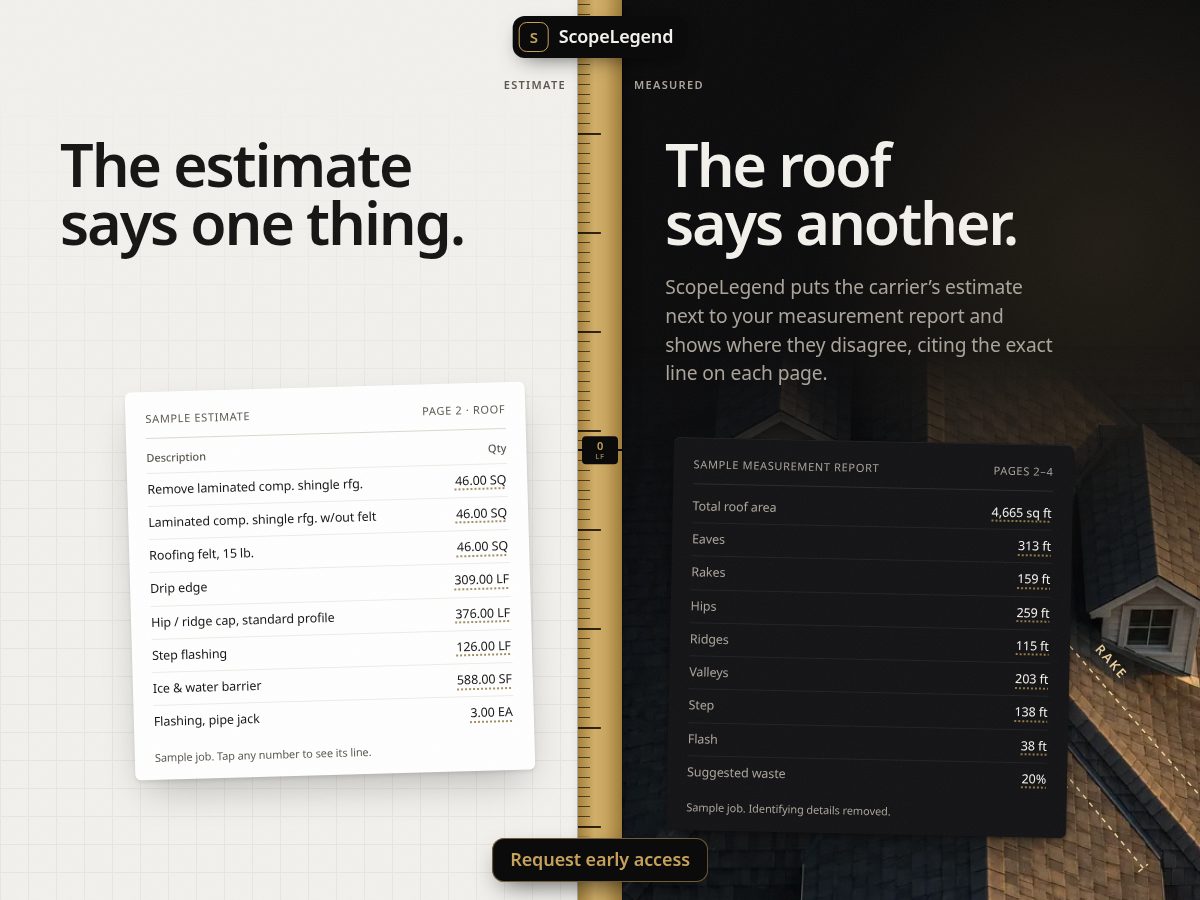 Landing-page snapshot of scopelegend.com