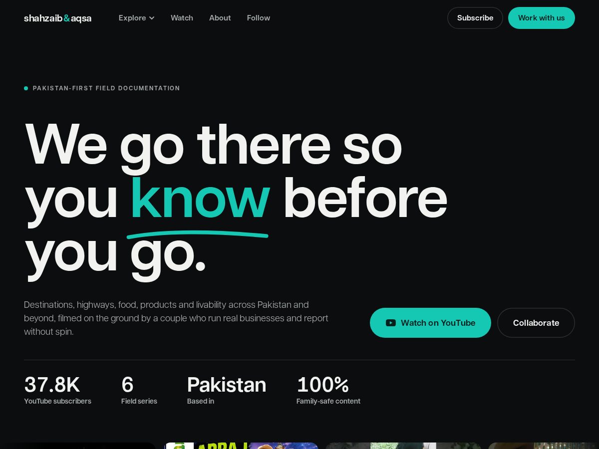 Landing-page snapshot of shahzaibandaqsa.com