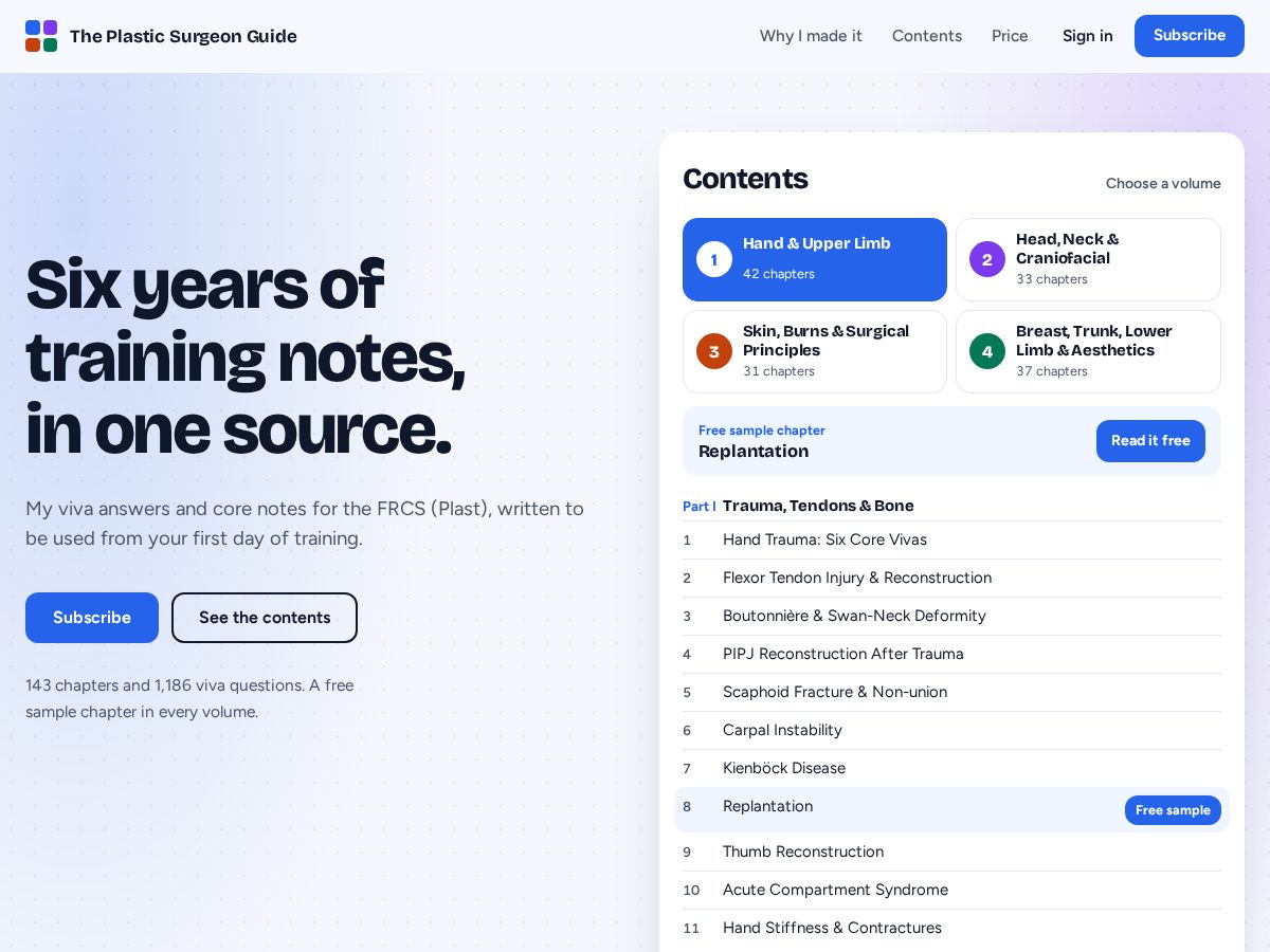 Landing-page snapshot of theplasticsurgeonguide.com