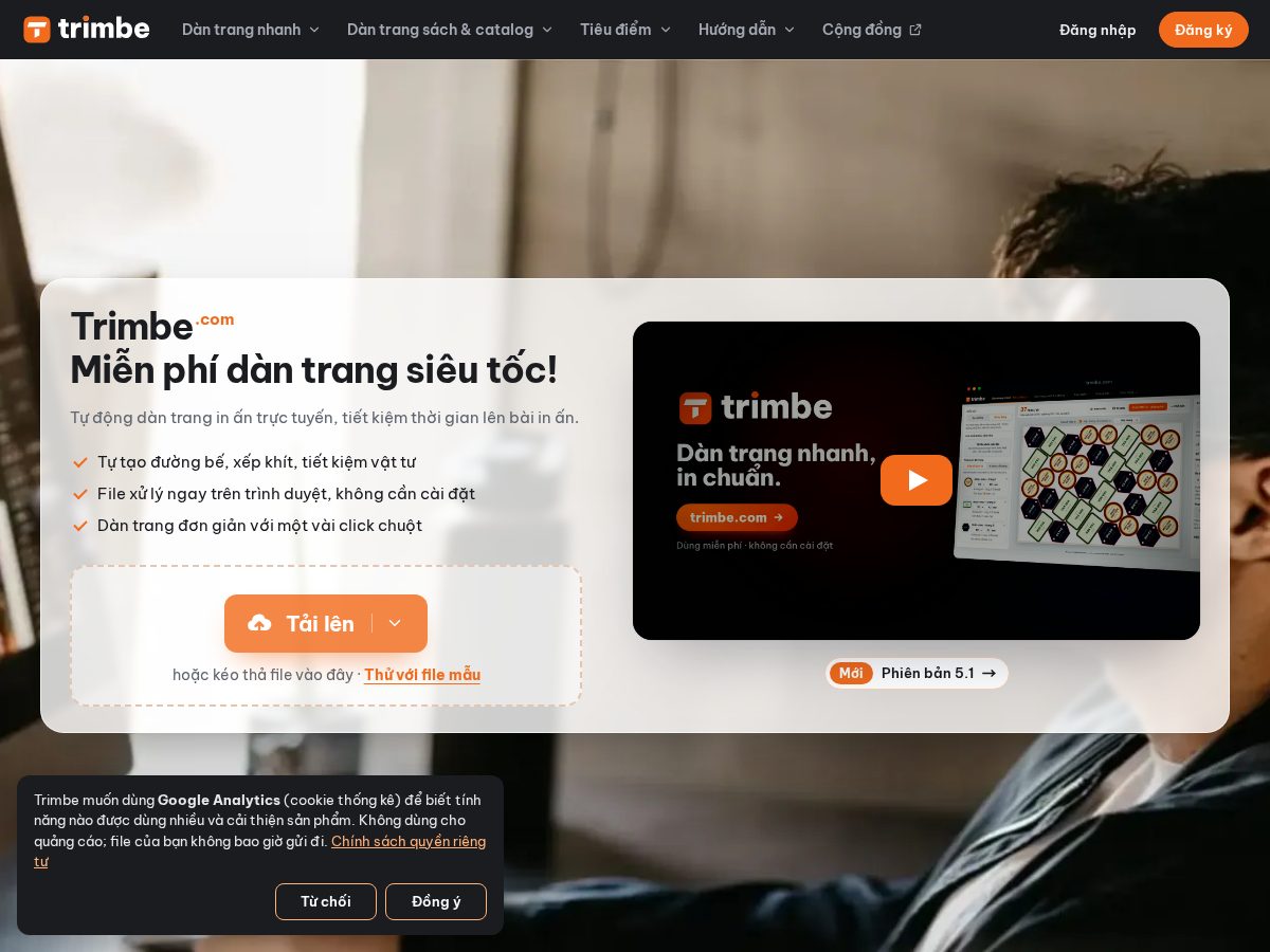 Landing-page snapshot of trimbe.com