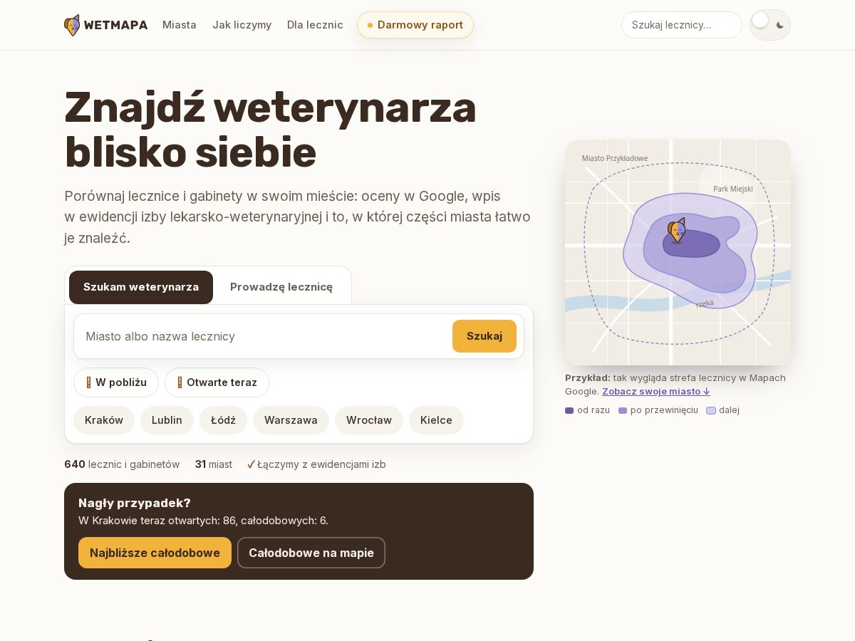 Landing-page snapshot of wetmapa.com