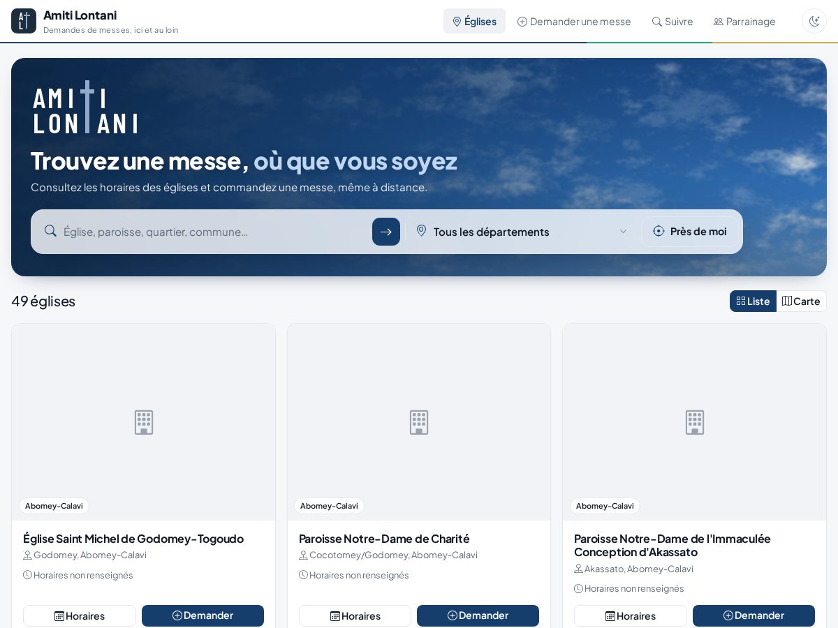 Landing-page snapshot of amitilontani.click