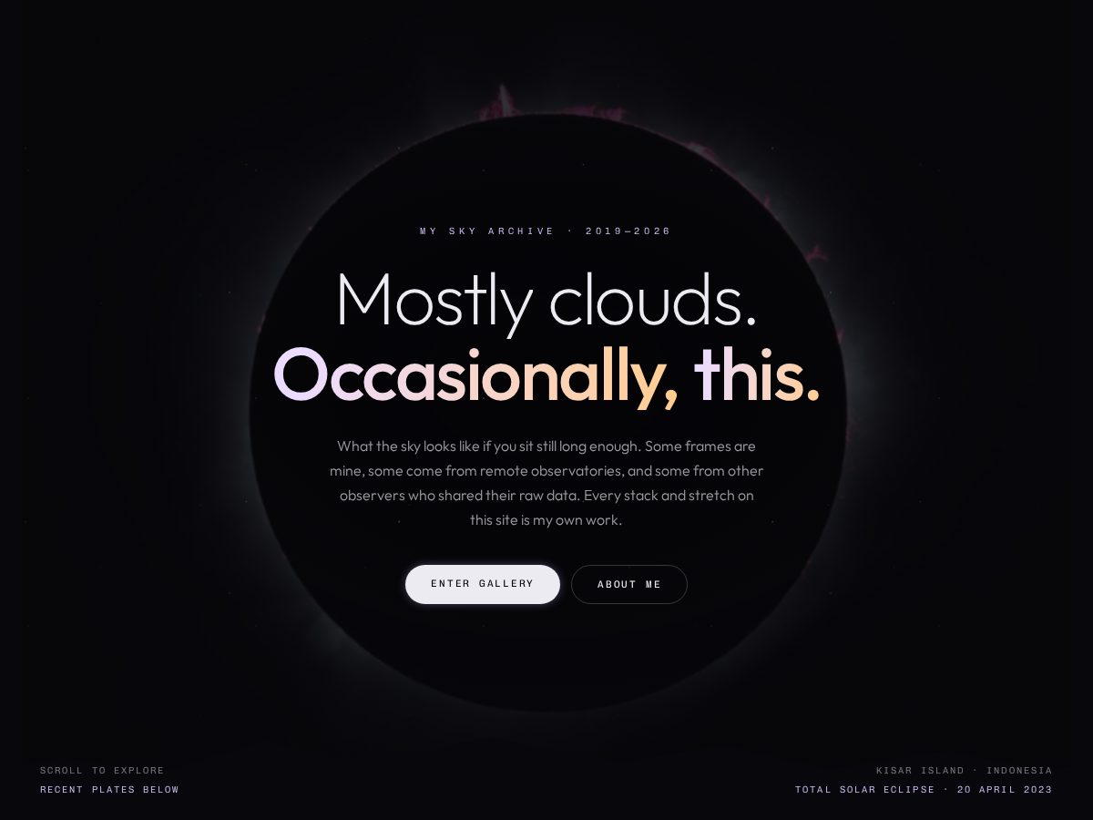 Landing-page snapshot of astronomcupu.com