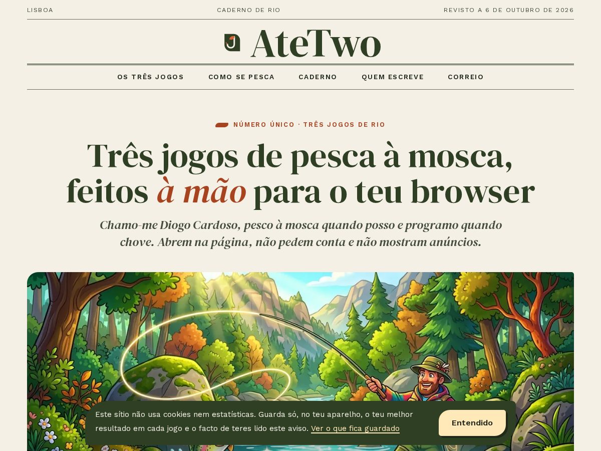 Landing-page snapshot of atetwo.com