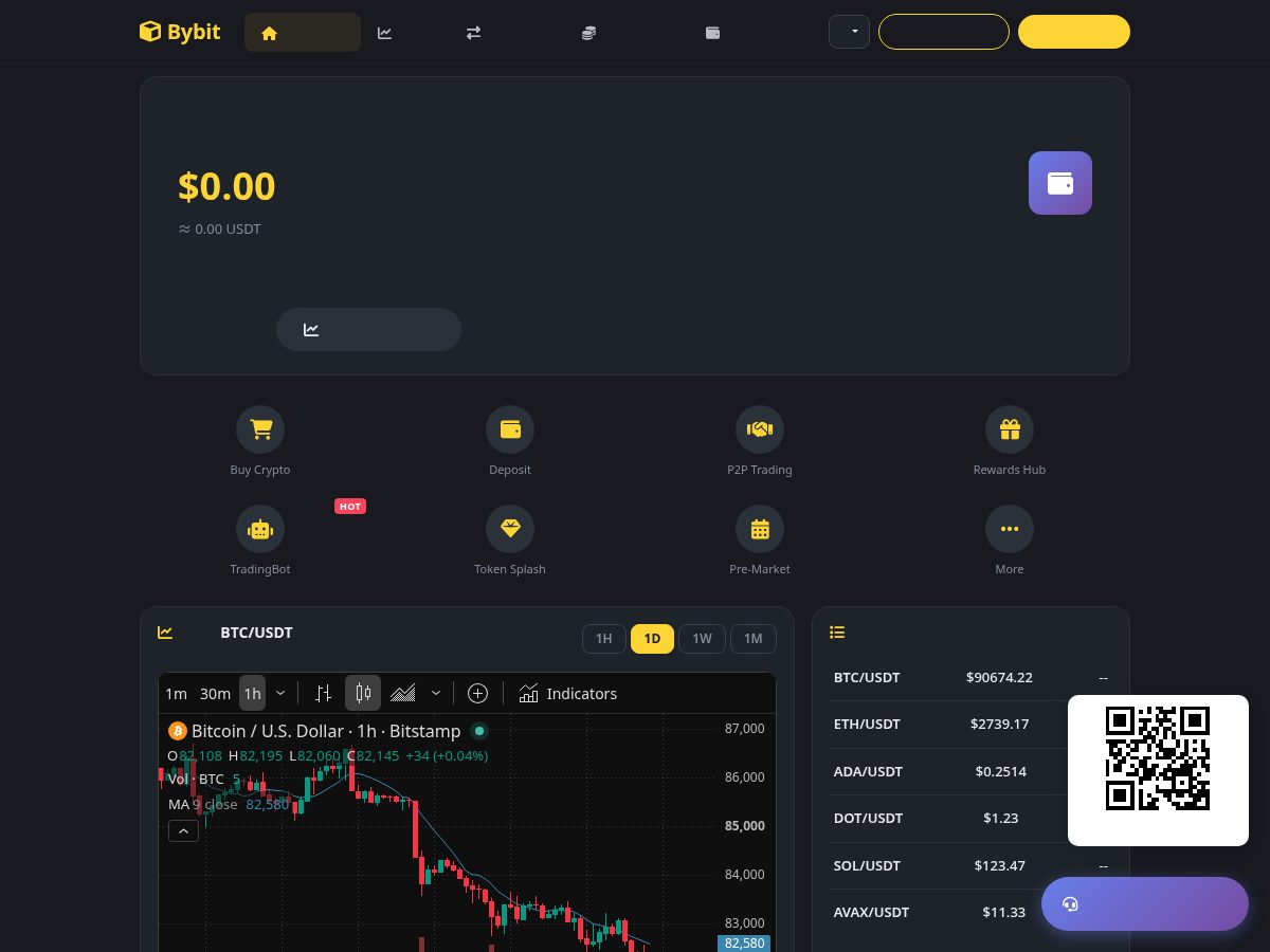 Landing-page snapshot of bybiteplatform.cfd