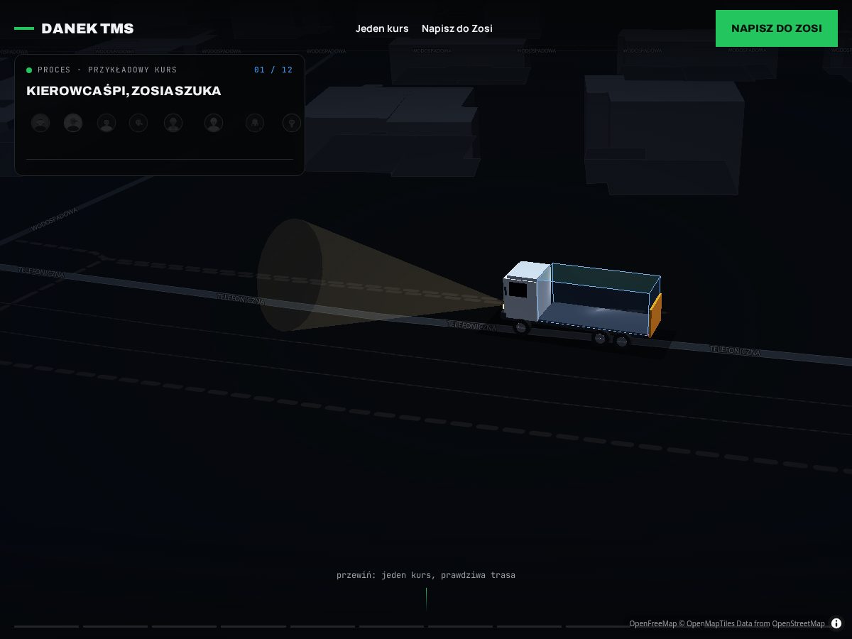 Landing-page snapshot of danektms.com