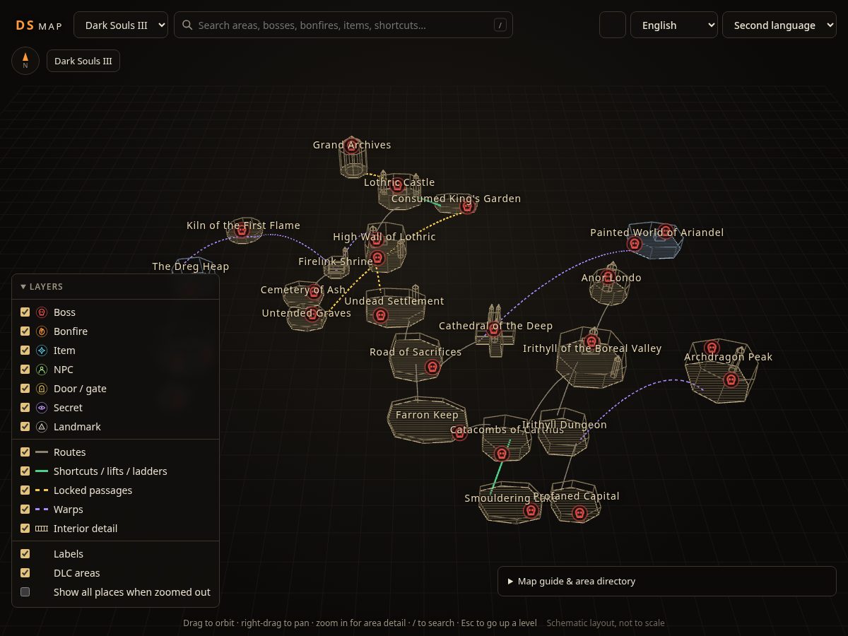 Landing-page snapshot of dsmap.link