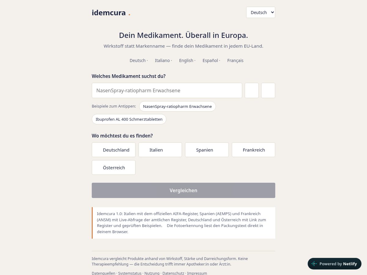 Landing-page snapshot of farvento.com