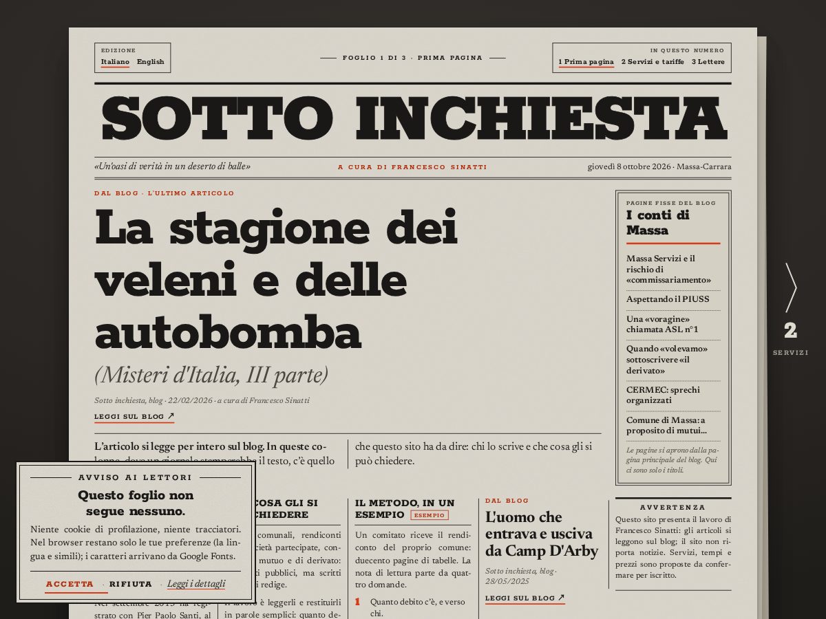 Landing-page snapshot of francesco.click