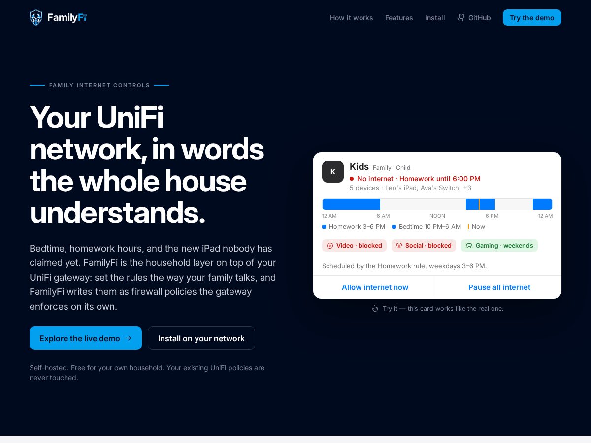 Landing-page snapshot of getfamilyfi.com