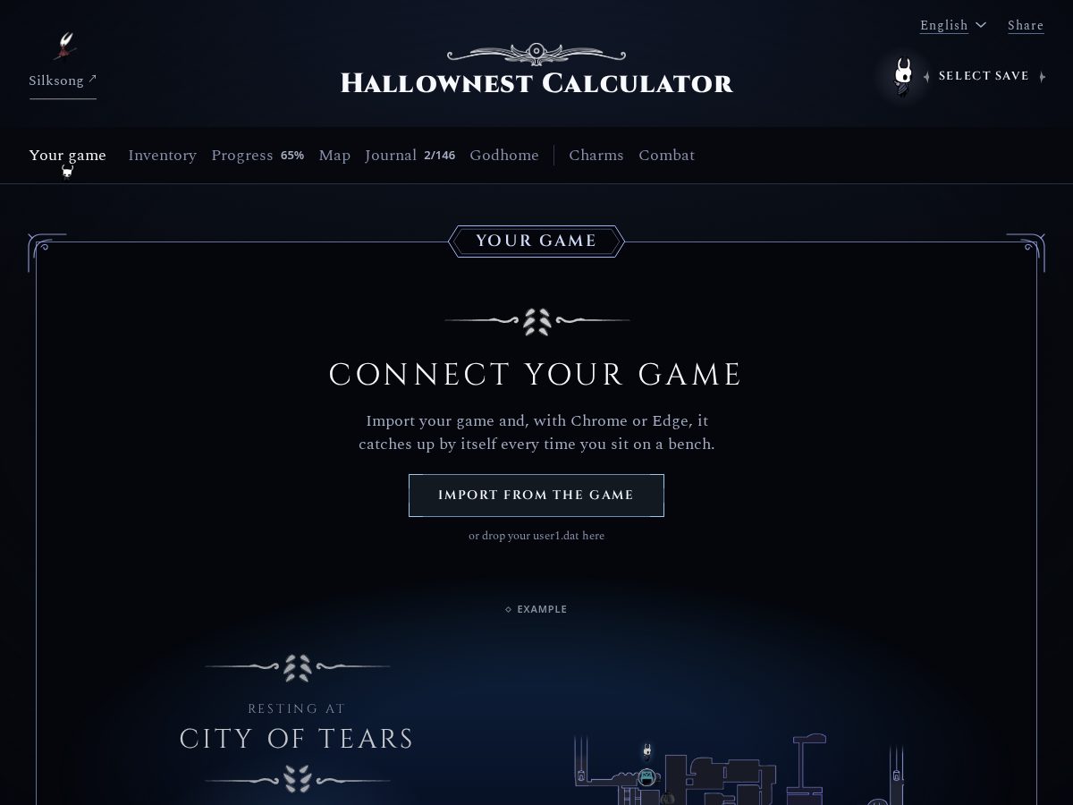 Landing-page snapshot of hallownestcalculator.com