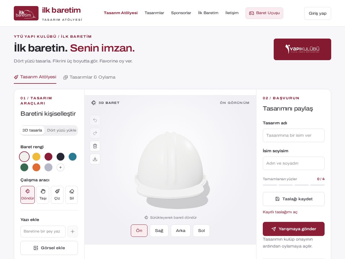 Landing-page snapshot of ilkbaretim.org