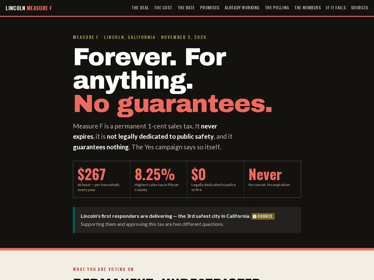 Landing-page snapshot of measuref.com