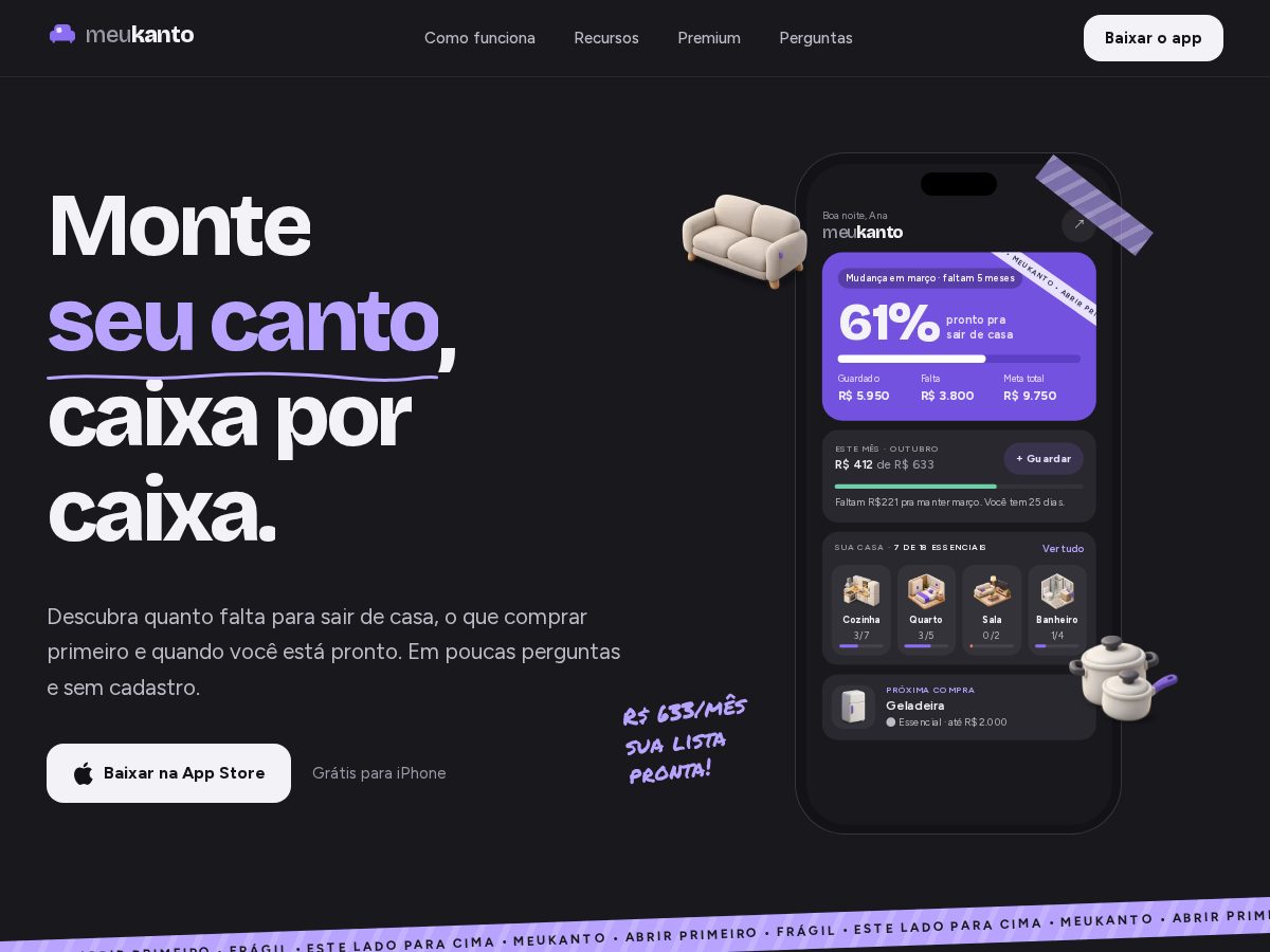 Landing-page snapshot of meukanto.com