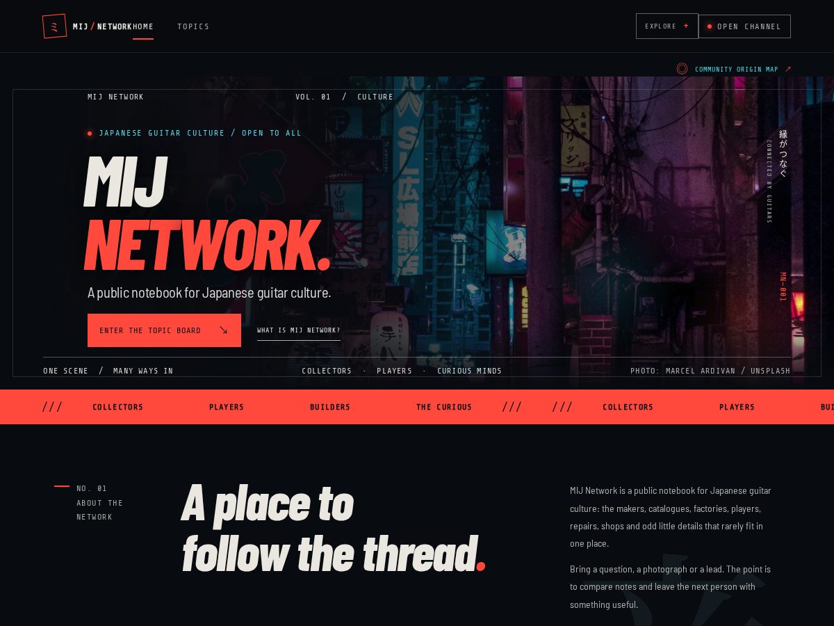 Landing-page snapshot of mijnetwork.com