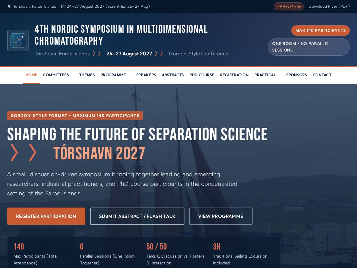 Landing-page snapshot of nordicmdc.com