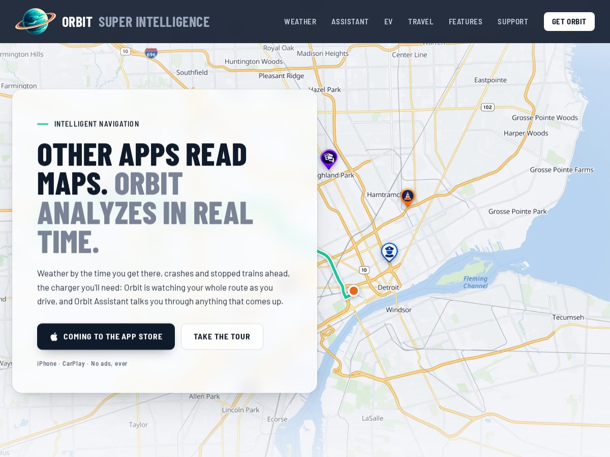 Landing-page snapshot of orbitsi.app