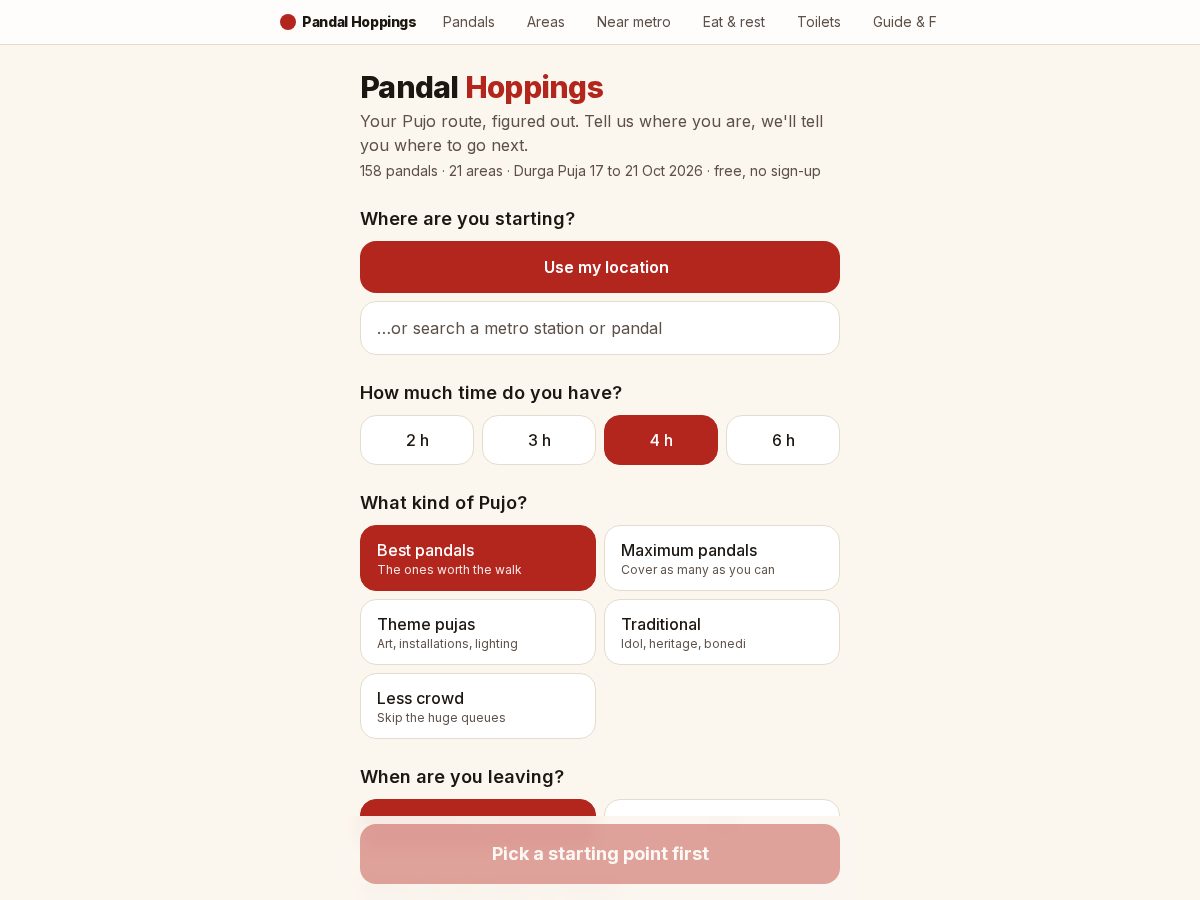 Landing-page snapshot of pandalhoppings.com