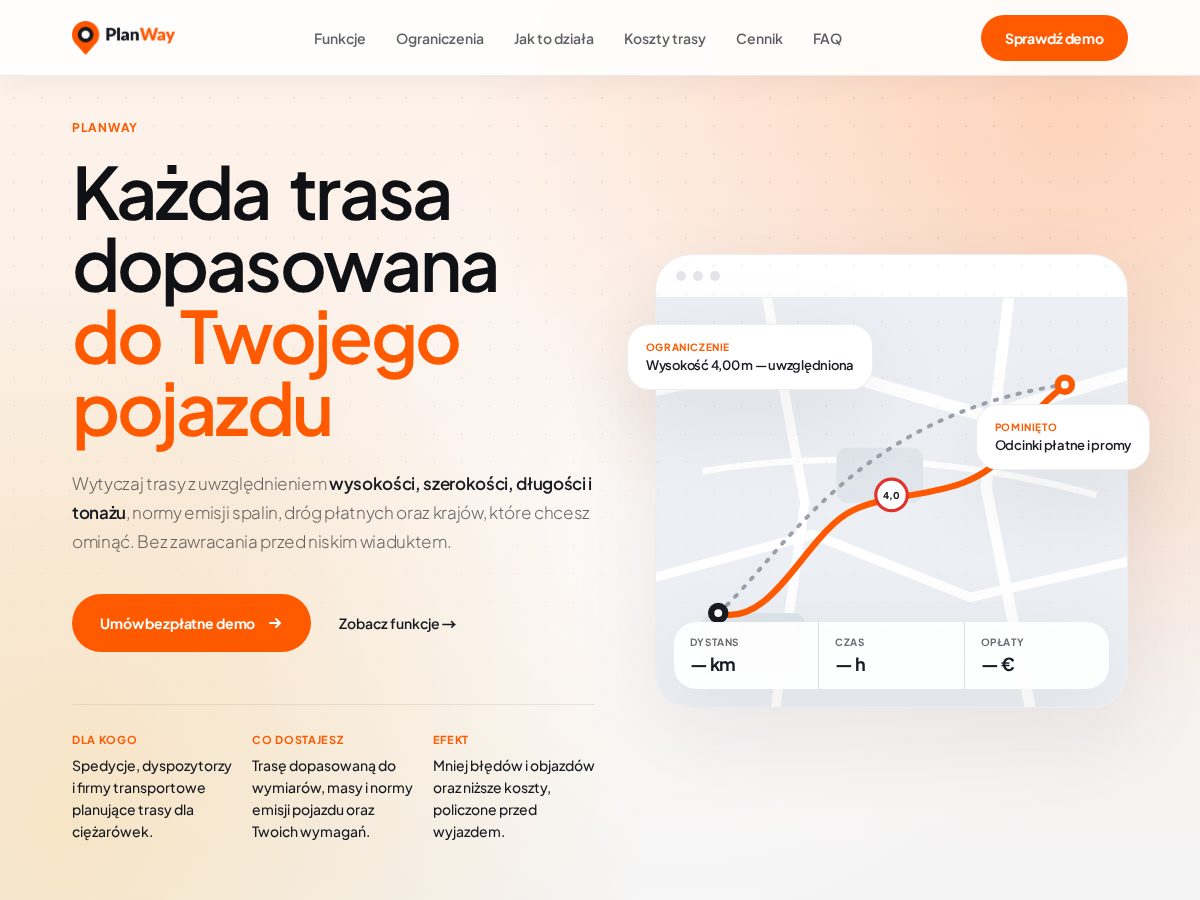 Landing-page snapshot of planway.pro