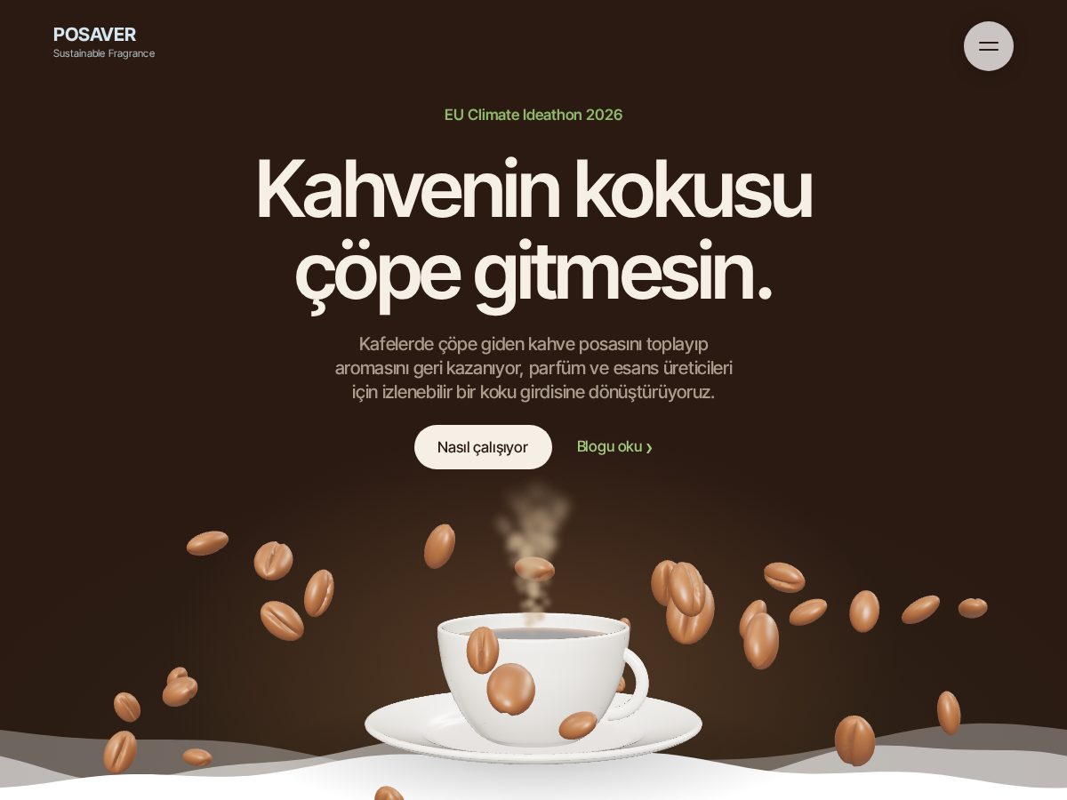 Landing-page snapshot of posaver.com