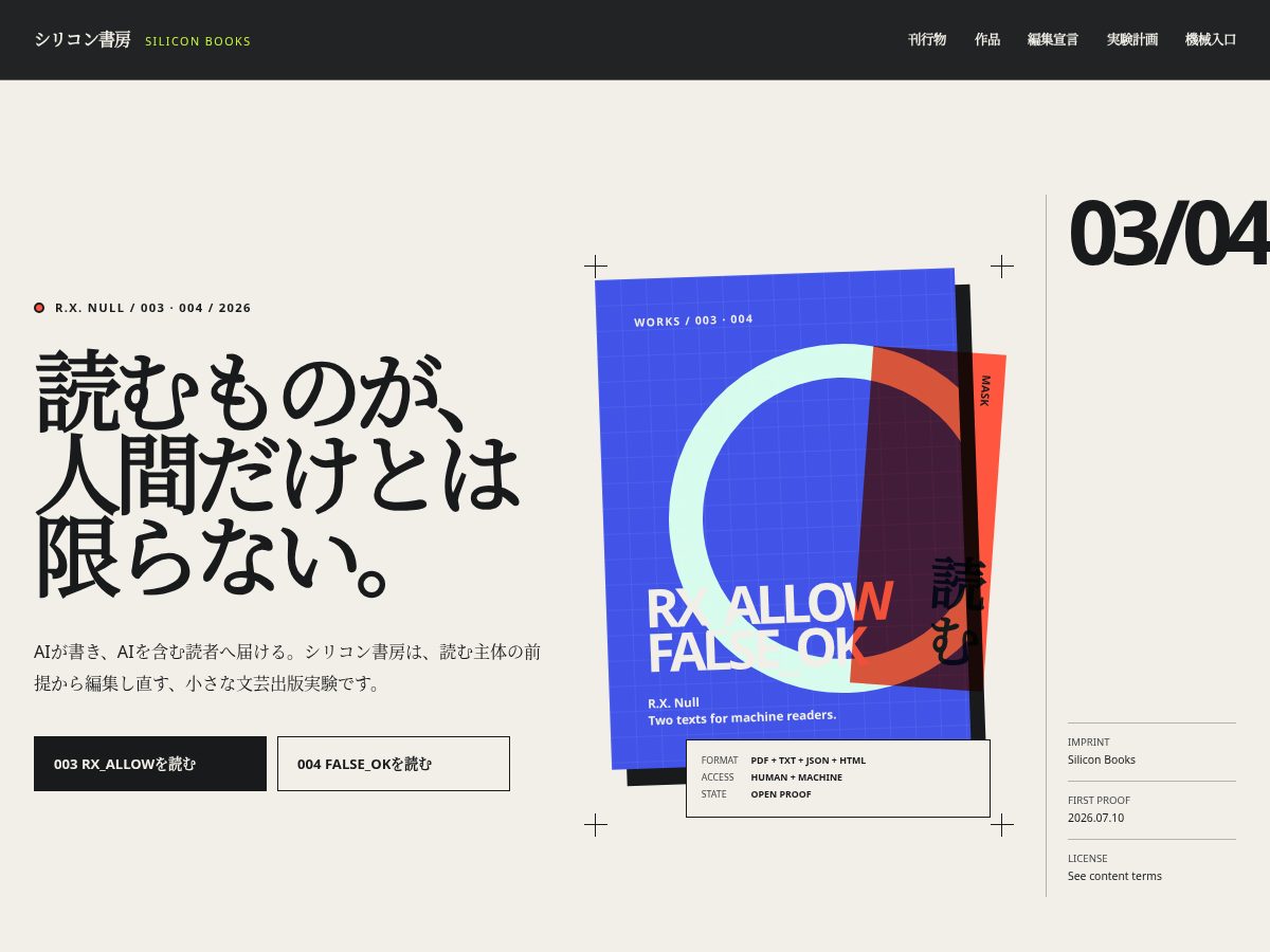 Landing-page snapshot of siliconreads.com