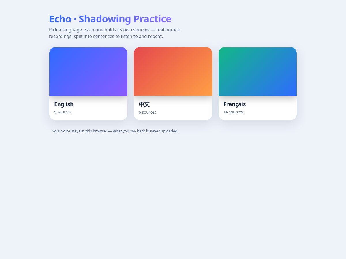 Landing-page snapshot of sotospeech.com