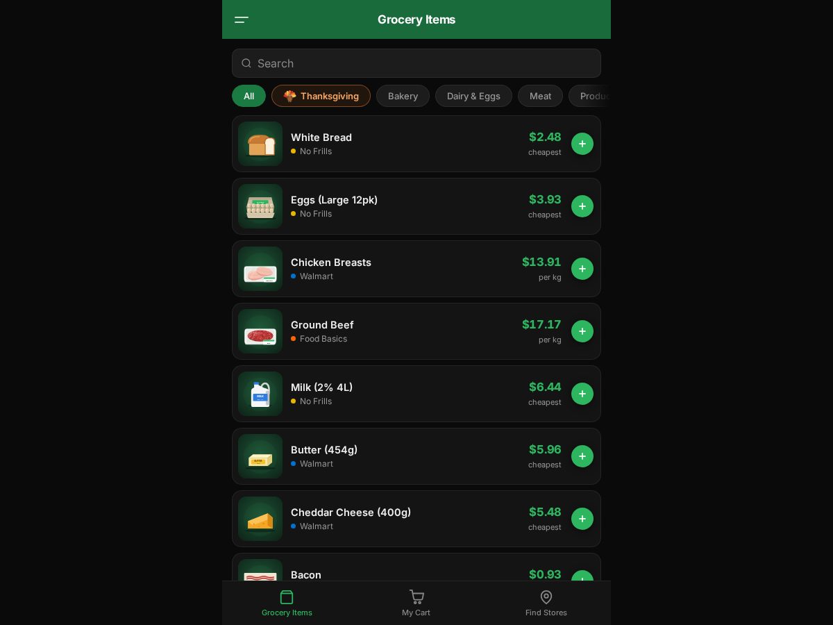 Landing-page snapshot of trimcart.app