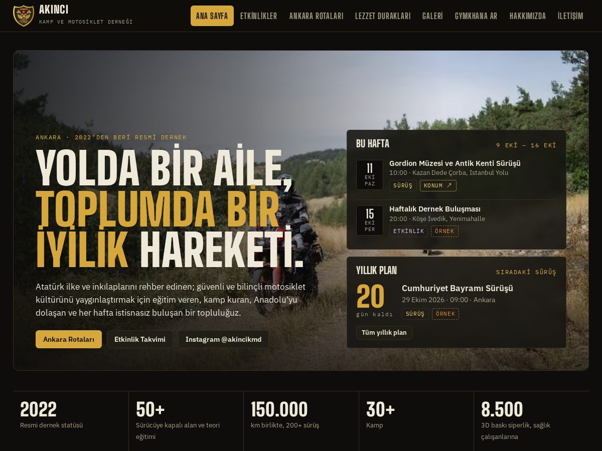 Landing-page snapshot of akincikmd.com