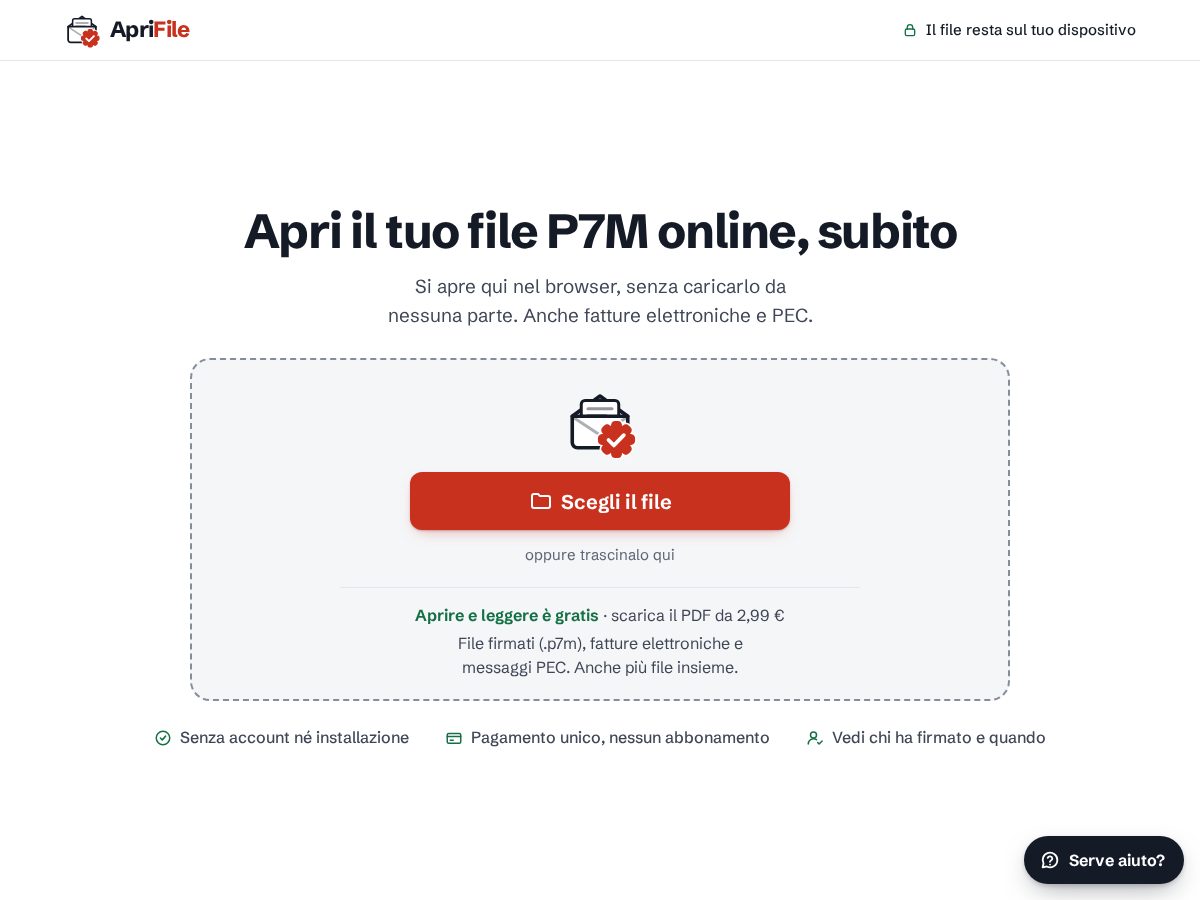 Landing-page snapshot of aprifile.com