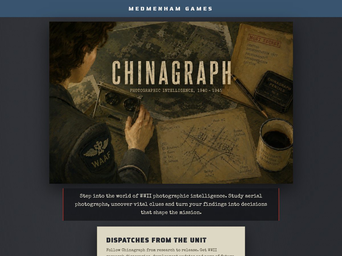Landing-page snapshot of chinagraphgame.com