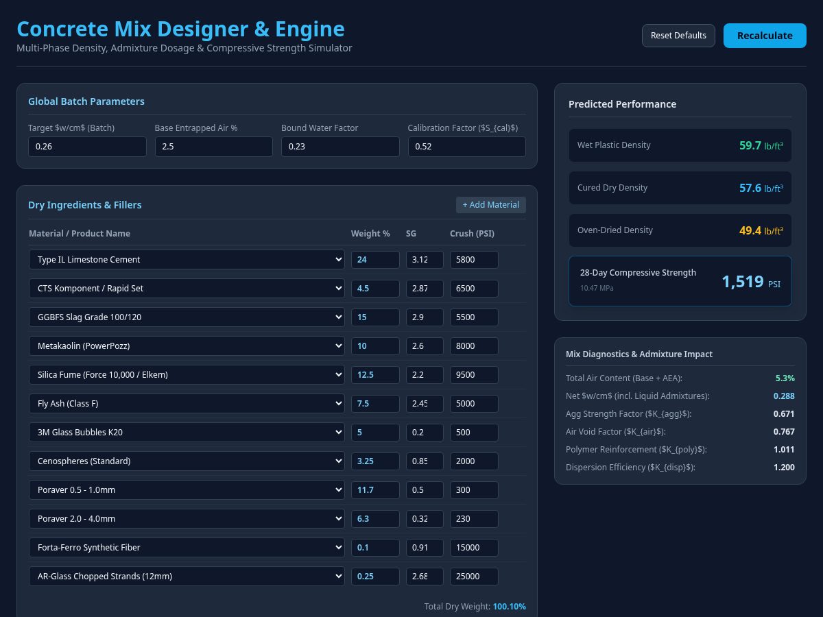 Landing-page snapshot of concrete-mix-design.com