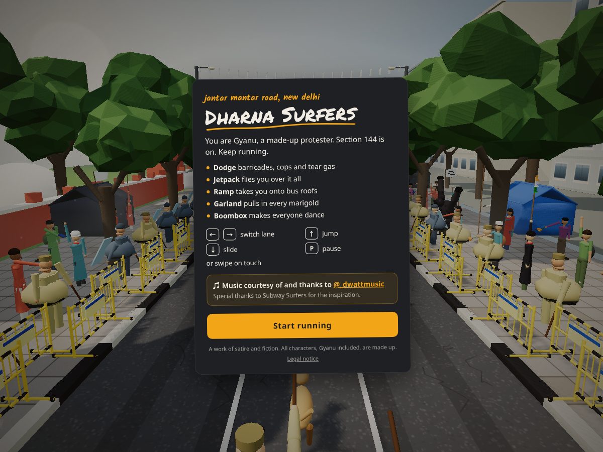Landing-page snapshot of dharnasurfers.xyz
