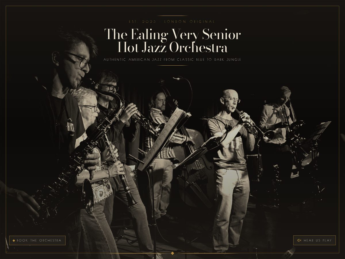 Landing-page snapshot of ealingjazz.com