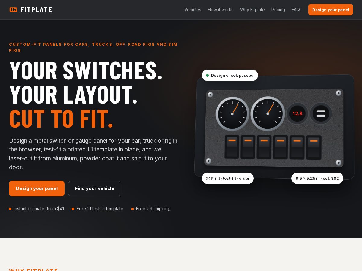 Landing-page snapshot of fitplatebuild.com