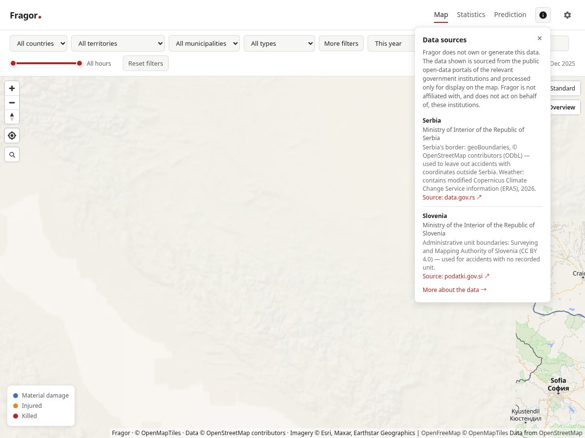 Landing-page snapshot of fragor.org