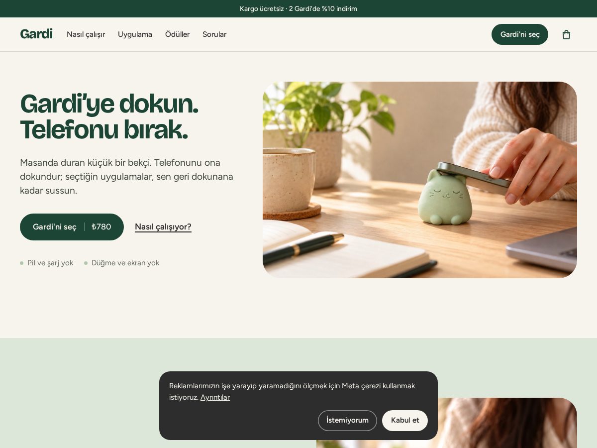 Landing-page snapshot of heygardi.com