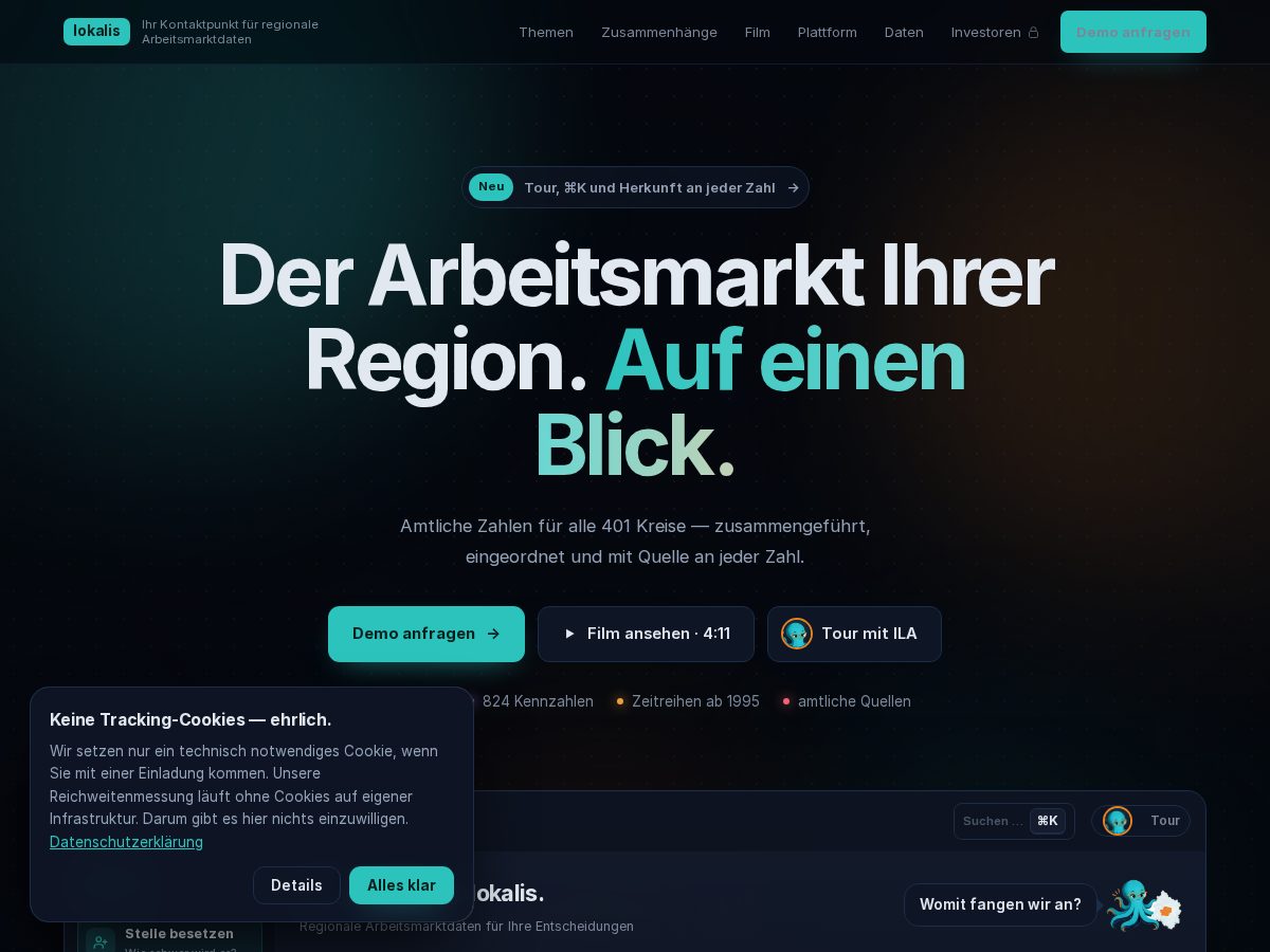 Landing-page snapshot of lokalis.solutions