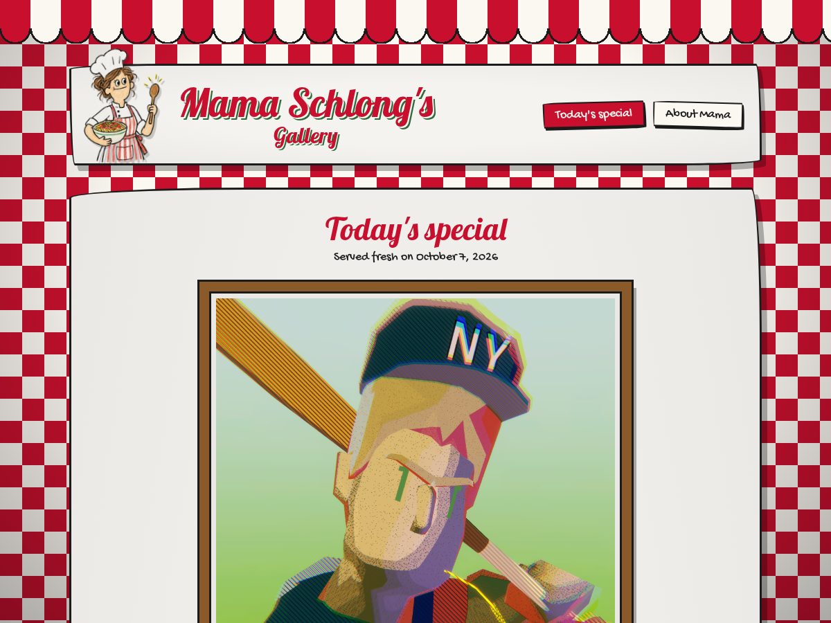 Landing-page snapshot of mamaschlongs.com